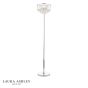 Laura Ashley Vienna 3 Light Floor Lamp Polished Chrome and Crystal