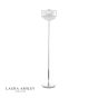 Laura Ashley Vienna 3lt Floor Lamp Crystal & Polished Chrome