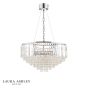 Laura Ashley Vienna 9 Light Chandelier Crystal and Polished Chrome