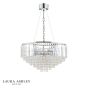 Laura Ashley Vienna 9 Light Chandelier Crystal and Polished Chrome
