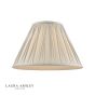 Laura Ashley Fenn Silk Empire Drum Shade Silver 40cm/16 inch