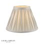 Laura Ashley Fenn Silver 100% Silk Empire Shade 20cm