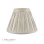Laura Ashley Fenn Silk Empire Drum Shade Silver 20cm/8 inch