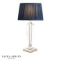 Laura Ashley Carson Large Table Lamp Polished Nickel and Crystal Base Only