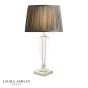 Laura Ashley Carson Large Table Lamp Polished Nickel and Crystal Base Only