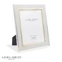 Laura Ashley Harrison Photo Frame Polished Silver and Natural