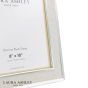 Laura Ashley Harrison Photo Frame Polished Silver and Natural