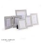 Laura Ashley Harrison Photo Frame Polished Silver and Natural