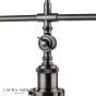 Laura Ashley Isaac 3 Light Bar Pendant Satin Nickel and Glass