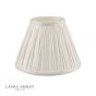 Laura Ashley Fenn Silk Empire Drum Shade White 20cm/8 inch