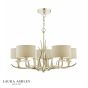 Laura Ashley Mulroy 5 Light Armed Pendant Champagne With Shade
