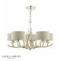 Laura Ashley Mulroy 5 Light Armed Pendant Champagne With Shade