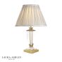 Laura Ashley Carson Small Table Lamp Antique Brass and Crystal Base Only