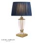 Laura Ashley Carson Small Table Lamp Antique Brass and Crystal Base Only