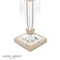 Laura Ashley Carson Small Table Lamp Polished Nickel and Crystal Base Only