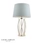 Laura Ashley Beckworth Large Table Lamp Polished Nickel and Glass Base Only