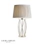 Laura Ashley Beckworth Large Table Lamp Polished Nickel and Glass Base Only