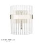 Laura Ashley Alexa Wall Light Glass and Polished Nickel