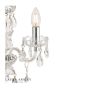 Laura Ashley Harriet 3 Light Chandelier Ribbed Glass and Polished Chrome