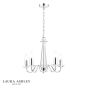 Laura Ashley Blake 5 Light Armed Pendant Crystal and Polished Chrome