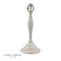 Laura Ashley Ellis Table Lamp Satin Grey and Crystal With Shade