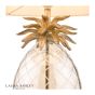 Laura Ashley Pineapple Large Table Lamp Champagne Cut Glass With Shade