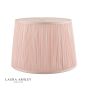 Laura Ashley Hemsley Pleated Silk Empire Drum Shade Pink 25cm/10 inch