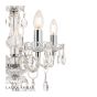 Laura Ashley Harriet 5 Light Chandelier Ribbed Glass and Polished Chrome