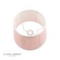 Laura Ashley Hemsley Pleated Silk Empire Drum Shade Pink 20cm/8 inch