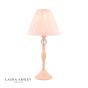 Laura Ashley Ellis Table Lamp Satin Pink and Crystal With Shade