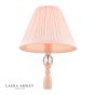 Laura Ashley Ellis Table Lamp Satin Pink and Crystal With Shade