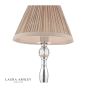 Laura Ashley Ellis Table Lamp Polished Chrome and Crystal With Shade