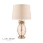 Laura Ashley Small Pineapple Table Lamp Champagne Cut Glass With Shade