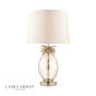 Laura Ashley Small Pineapple Table Lamp Champagne Cut Glass With Shade