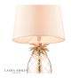 Laura Ashley Small Pineapple Table Lamp Champagne Cut Glass With Shade