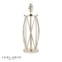 Laura Ashley Beckworth Table Lamp Polished Nickel and Glass Base Only