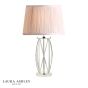 Laura Ashley Beckworth Table Lamp Polished Nickel and Glass Base Only