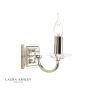 Laura Ashley Carson Wall Light Polished Nickel and Crystal Bracket Only