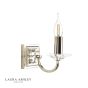 Laura Ashley Carson Wall Light Polished Nickel and Crystal Bracket Only