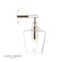 Laura Ashley Ockley Wall Light Polished Chrome & Glass