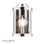 Laura Ashley Harrington Wall Light Polished Nickel and Glass