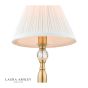 Laura Ashley Ellis Table Lamp Antique Brass and Crystal With Shade