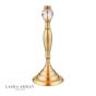 Laura Ashley Ellis Table Lamp Antique Brass and Crystal With Shade