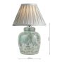 Laura Ashley Elizabeth Ceramic Table Lamp With Bird Print Design Base Only