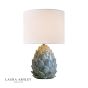 Laura Ashley Gresford Table Lamp Blue Ceramic With Shade