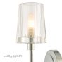 Laura Ashley Blake Bathroom Wall Light Crystal Polished Chrome IP44