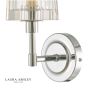 Laura Ashley Blake Bathroom Wall Light Crystal Polished Chrome IP44
