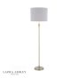 Laura Ashley Highgrove Floor Lamp Matt Antique Brass With Shade