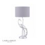 Laura Ashley Tregaron Table Lamp Silver With Shade