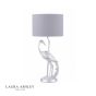 Laura Ashley Tregaron Table Lamp Silver With Shade